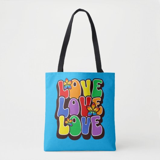 Rainbow-Liebe Tasche (Vorderseite)