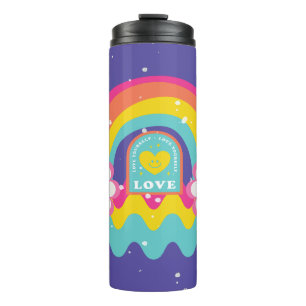 Rainbow-Liebe Thermosbecher