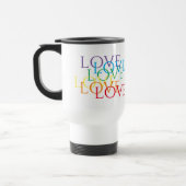 RAINBOW LIEBE Travel Mug Reisebecher (Links)