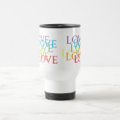 RAINBOW LIEBE Travel Mug Reisebecher (Mittel)