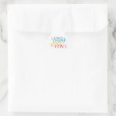 RAINBOW LIEBE Triangle Stickers (Tasche)