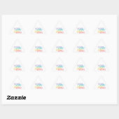 RAINBOW LIEBE Triangle Stickers (Blatt)
