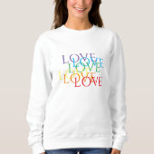 RAINBOW LIEBE Women's Basic Sweatshirt (Vorderseite)