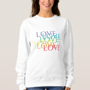 RAINBOW LIEBE Women's Basic Sweatshirt