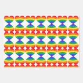 Rainbow Liebe Wrapping Paper Geschenkpapier Set (Vorderseite 3)
