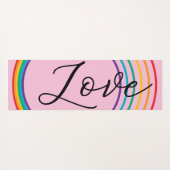 Rainbow-Liebe Yogamatte (Rückseite (Horizontal))