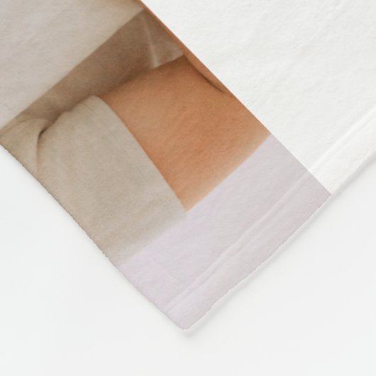 Rainbow 'LIEBE YOU DADDY' Foto Collage Keepake Fleecedecke (Ecke)