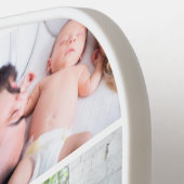 Rainbow 'LIEBE YOU DADDY' Foto Collage Keepake Pickleball Schläger (Linke Seite)