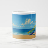 Rainbow Lifeguard von Venice Beach Jumbo-Tasse (Vorderseite)