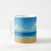 Rainbow Lifeguard von Venice Beach Kaffeetasse (Vorderseite Links)