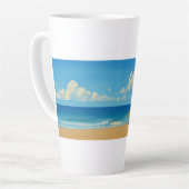 Rainbow Lifeguard von Venice Beach Milchtasse (Linke Ecke)