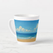 Rainbow Lifeguard von Venice Beach Milchtasse (Linke Ecke)