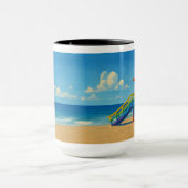 Rainbow Lifeguard von Venice Beach Tasse (Zentrum)