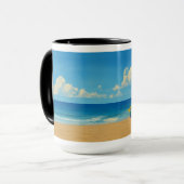 Rainbow Lifeguard von Venice Beach Tasse (Vorderseite Links)