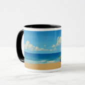Rainbow Lifeguard von Venice Beach Tasse (Vorderseite Links)