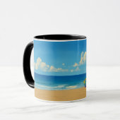 Rainbow Lifeguard von Venice Beach Tasse (Vorderseite Links)