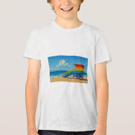 Rainbow Lifeguard von Venice Beach Tri-Blend Shirt