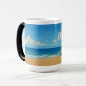 Rainbow Lifeguard von Venice Beach Verwandlungstasse (Vorderseite Links)