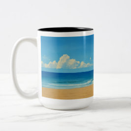 Rainbow Lifeguard von Venice Beach Zweifarbige Tasse
