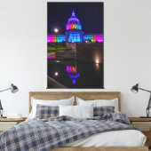 Rainbow Light in San Francisco Leinwanddruck (Insitu (Schlafzimmer))
