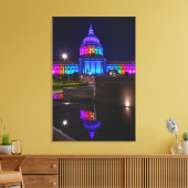 Rainbow Light in San Francisco Leinwanddruck (Insitu (Wohnzimmer))