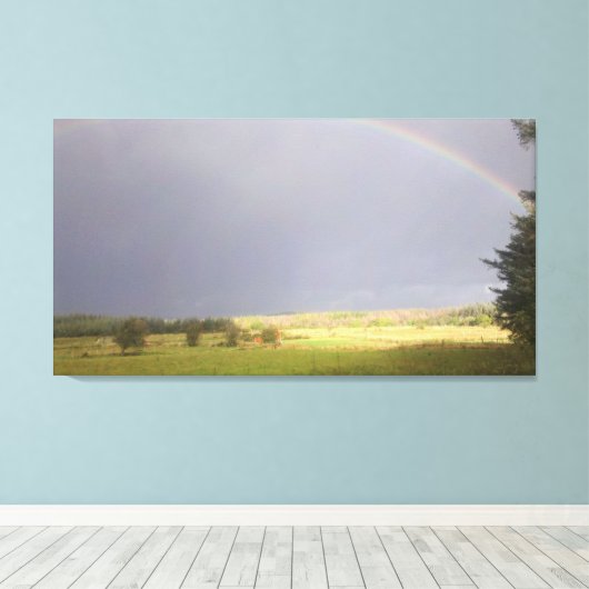 Rainbow Light Leinwanddruck (Insitu (Holzboden))