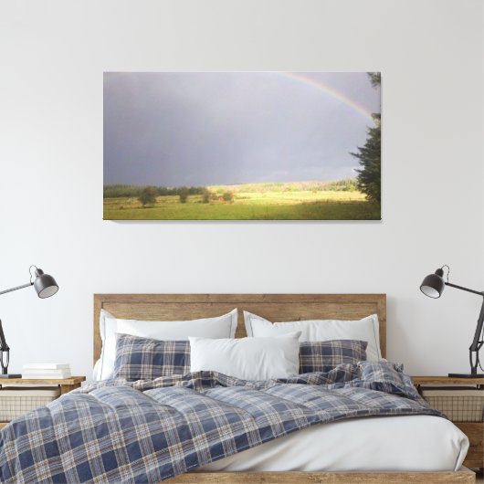 Rainbow Light Leinwanddruck (Insitu (Schlafzimmer))