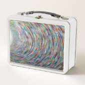 Rainbow Light Retro Metal Lunchbox (Vorderseite)