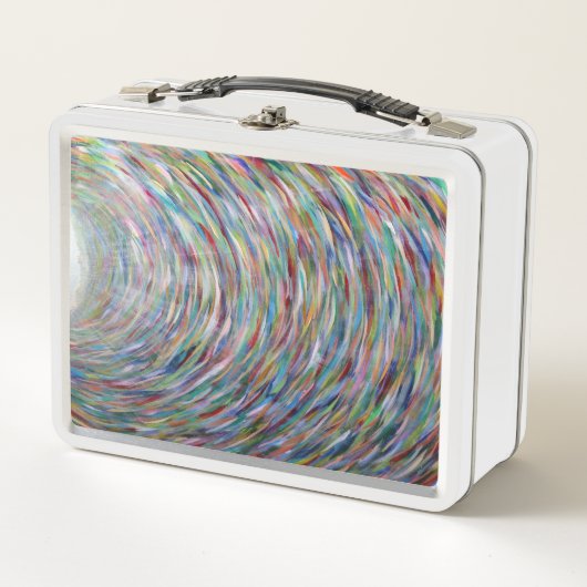 Rainbow Light Retro Metal Lunchbox (Vorderseite)