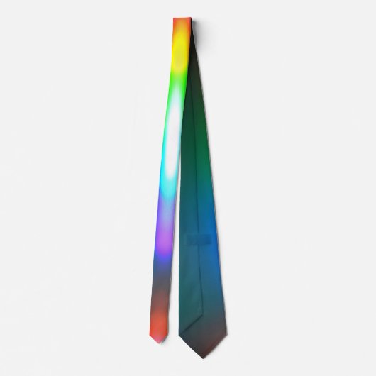 Rainbow Light Shaft Neck Krawatte (Rückseite)