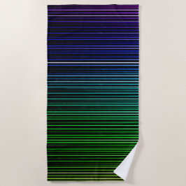 Rainbow Light Strips Strandtuch