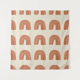 Rainbow Light: Trendy Seamless Decor. Wandteppich