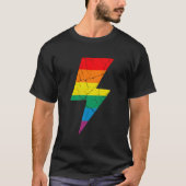 Rainbow Lighting Bolt T-Shirt (Vorderseite)