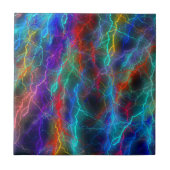 Rainbow Lightning Storm Fliese (Vorderseite)