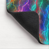 Rainbow Lightning Storm Mousepad (Ecke)