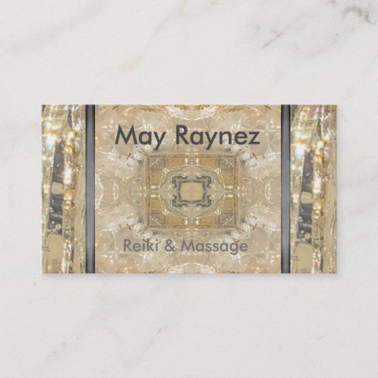 Rainbow LightWorker Reiki Spiritual Business Cards Visitenkarte (Vorderseite)