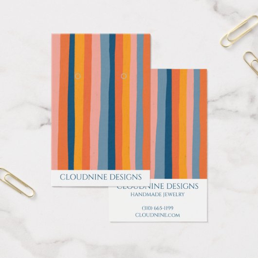 Rainbow Line Earring Necklace Juwelier Display Car (Büro)