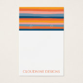 Rainbow Line Earring Necklace Juwelier Display Car (Vorderseite)