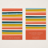 Rainbow Line Earring Necklace Juwelier Display Car (Vorne & Hinten)