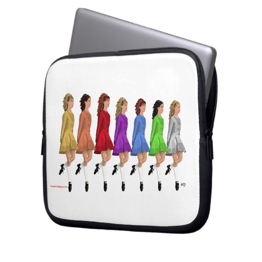 Rainbow Line Laptopschutzhülle (Vorderseite Links)