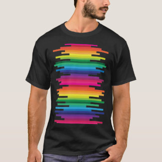 Rainbow-Line-T - Shirt