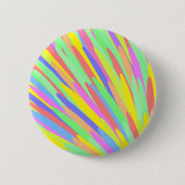 Rainbow Lines Abstract Design Button (Vorderseite)