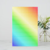 Rainbow Lines Briefpapier (Stehend Vorderseite)