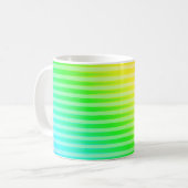Rainbow Lines Kaffeetasse (Vorderseite Links)
