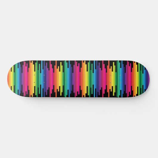 Rainbow Lines Skateboard (Horizontal)
