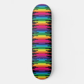 Rainbow Lines Skateboard (Vorderseite)