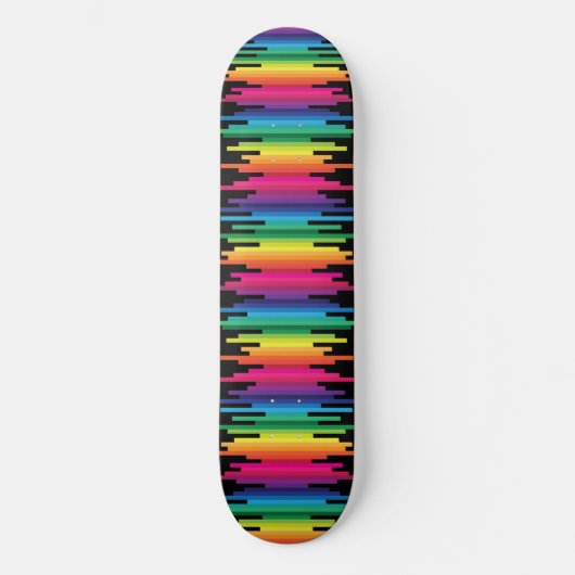 Rainbow Lines Skateboard (Vorderseite)