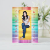 Rainbow Lines with Foto - 3x5 Grad Ankündigung (Stehend Vorderseite)