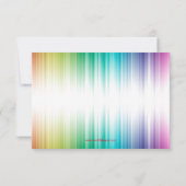 Rainbow Lines with Foto - 3x5 Grad Ankündigung (Rückseite)