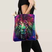 Rainbow Lion Hipster Galaxy Tasche (Von Nahem)